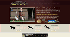 Desktop Screenshot of greenvalleytack.com